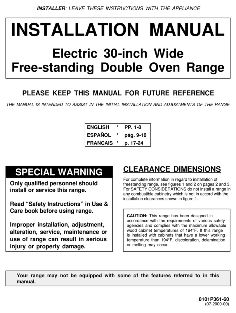 Maytag GEMINI User manual