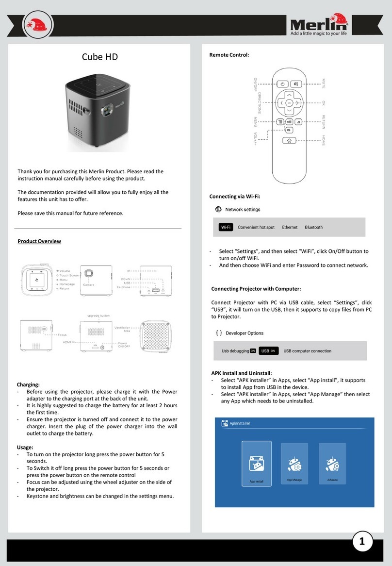 Merlin Cube HD quick start guide