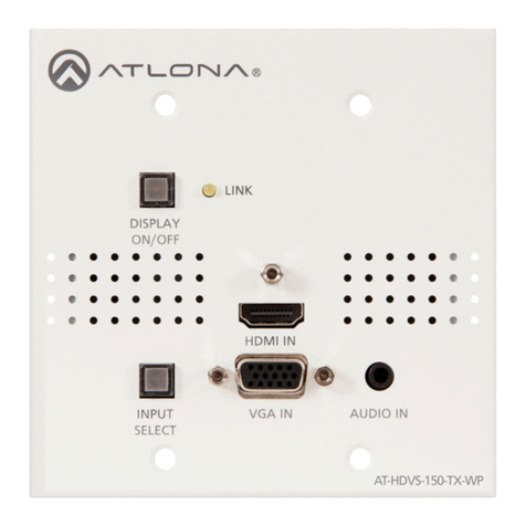 Atlona AT-HDVS-150-TX-WP User manual