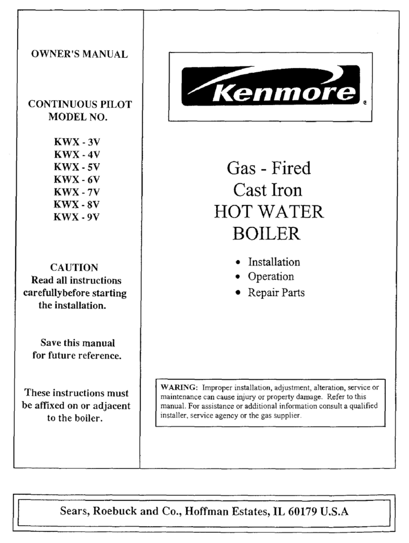 Kenmore KWX-3V owner's manual
