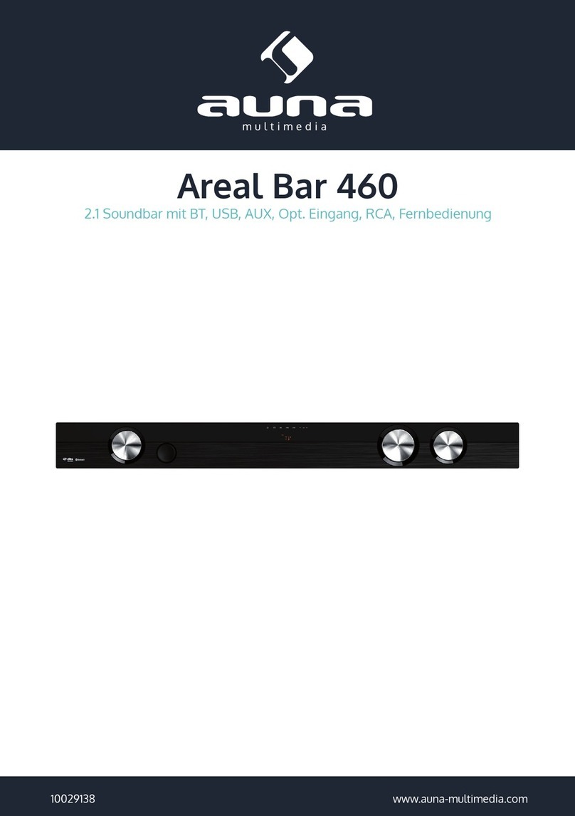 auna multimedia Areal Bar 460 User manual