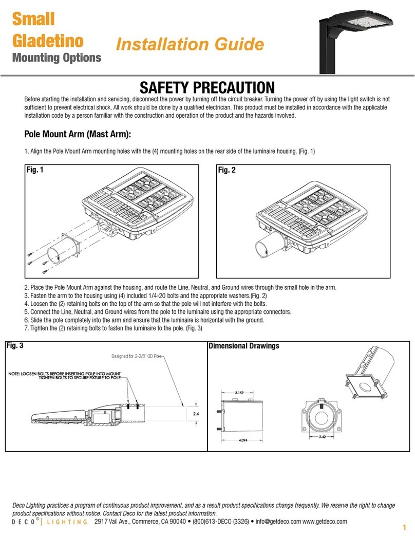 Deco Lighting Small Gladetino installation guide