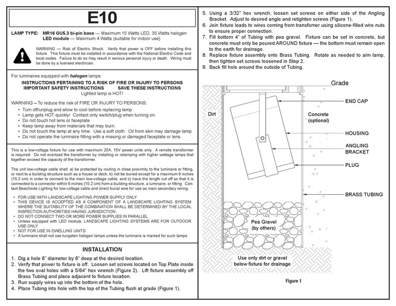 Beachside Lighting E10 manual
