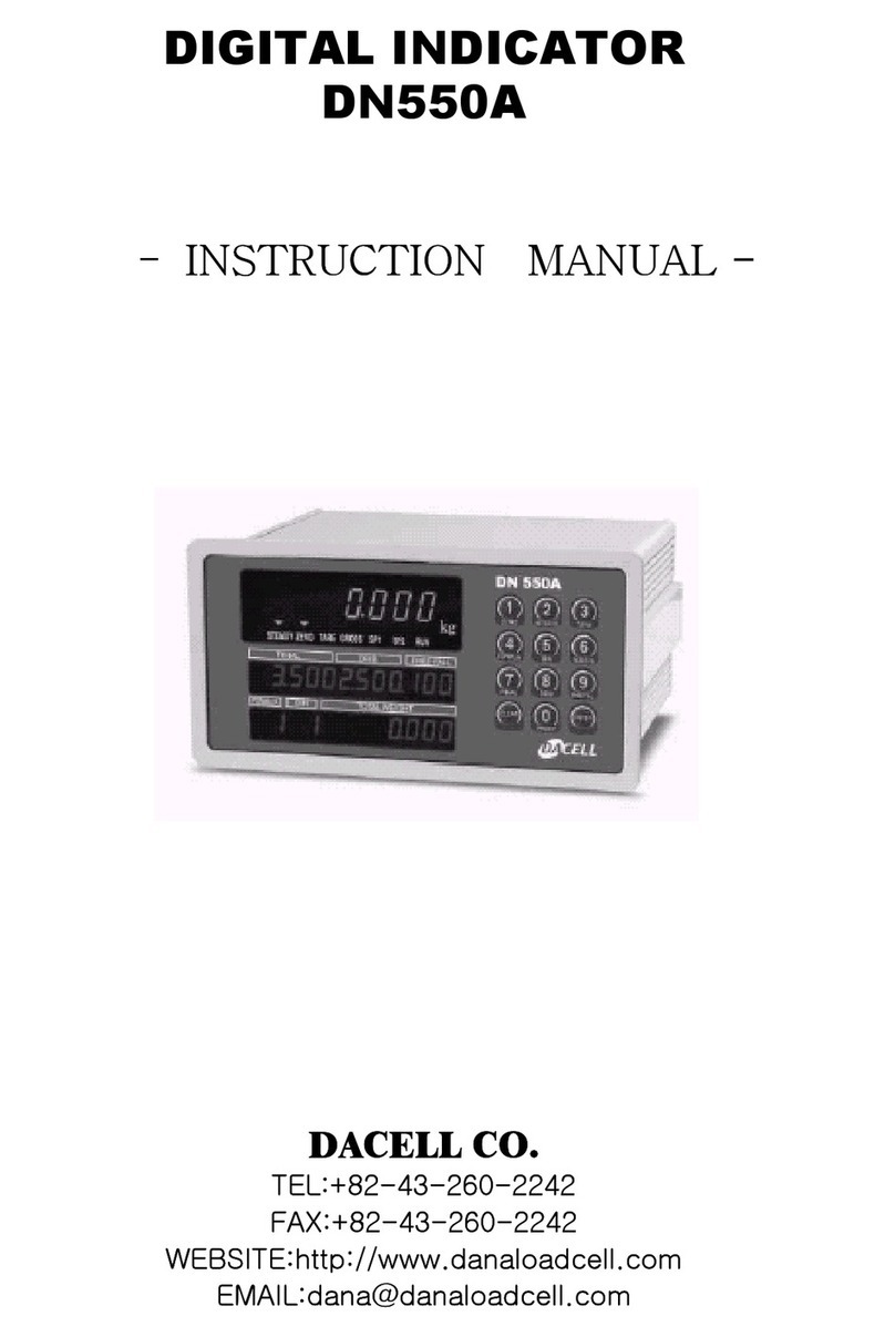 dacell DN550A User manual