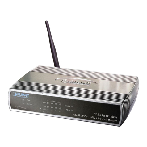 Planet Networking & Communication ADW-4302 manual