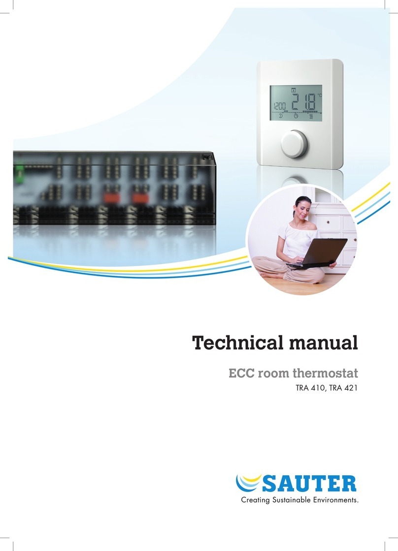 sauter TRA 410 Technical manual