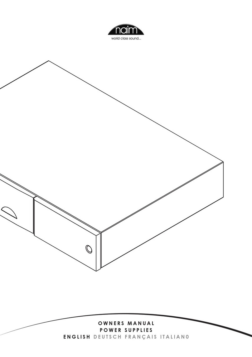 NAIM 555 PS owner's manual