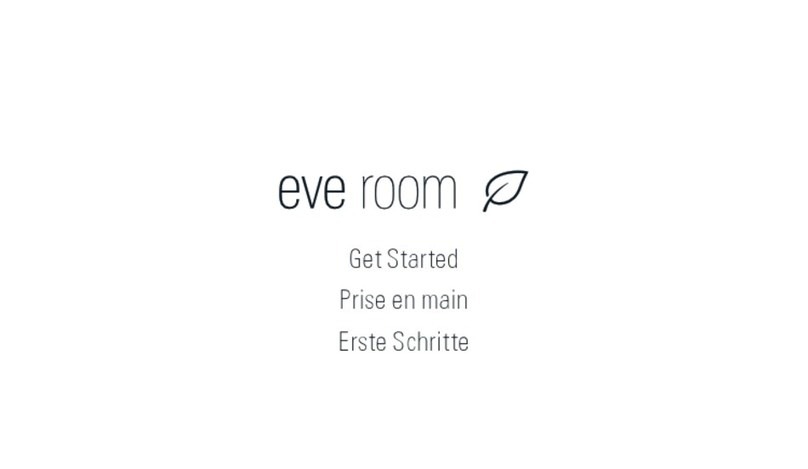 Elgato eve room 2ER309901000 Get started