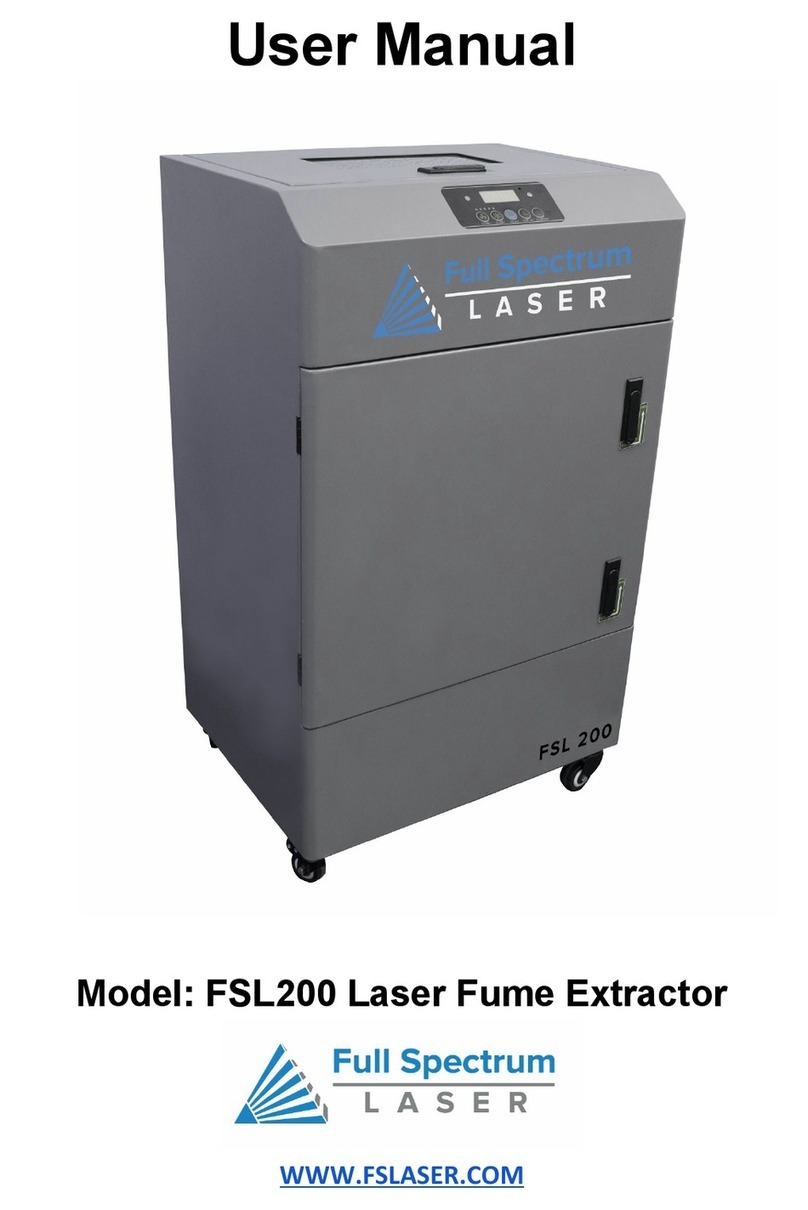 Full Spectrum Laser FSL200 User manual
