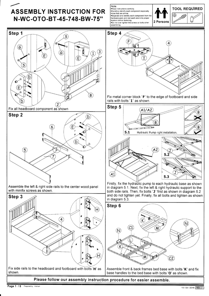 Time4Sleep N-WC-OTO-BT-45-748-BW-75 User manual Time4Sleep N-WC-OTO-BT-45-748-BW-75 User manual