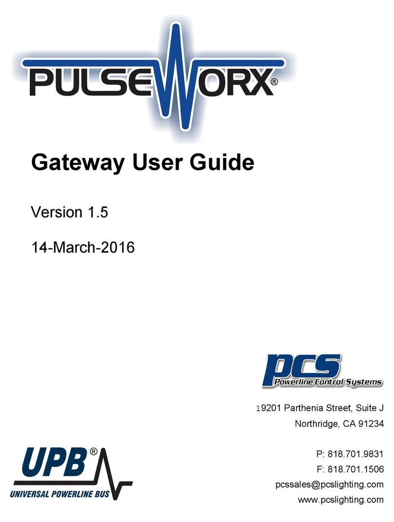 PCS PulseWorx Gateway user guide