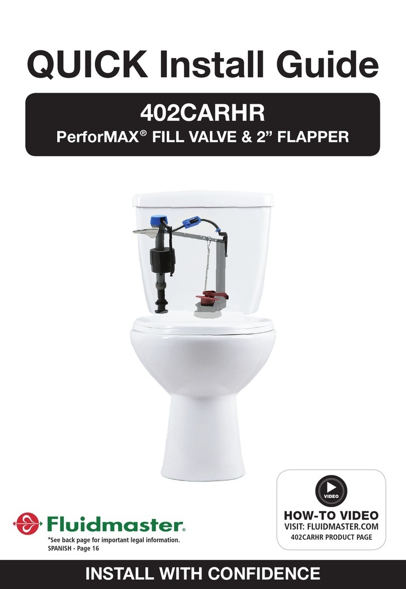 Fluidmaster 402CARHR User manual