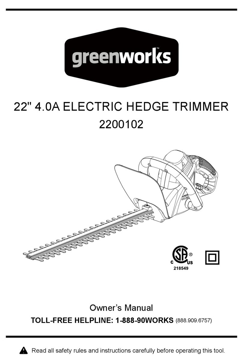 GreenWorks 2200102 User manual