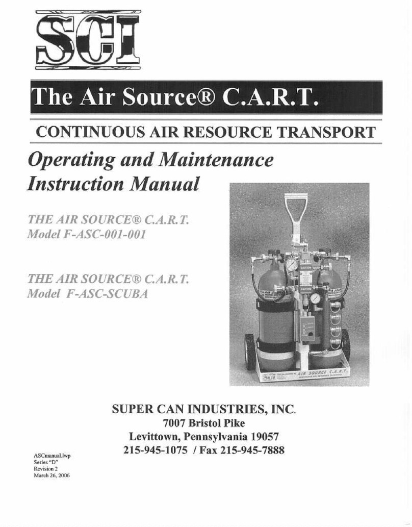 SCI The Air Source C.A.R.T. F-ASC-001-001 Operating and maintenance instruction manual SCI The Air Source C.A.R.T. F-ASC-001-001 Operating and maintenance instruction manual