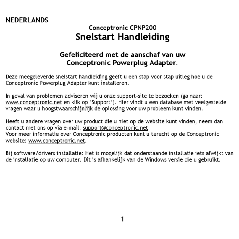 Conceptronic CPNP200 User manual