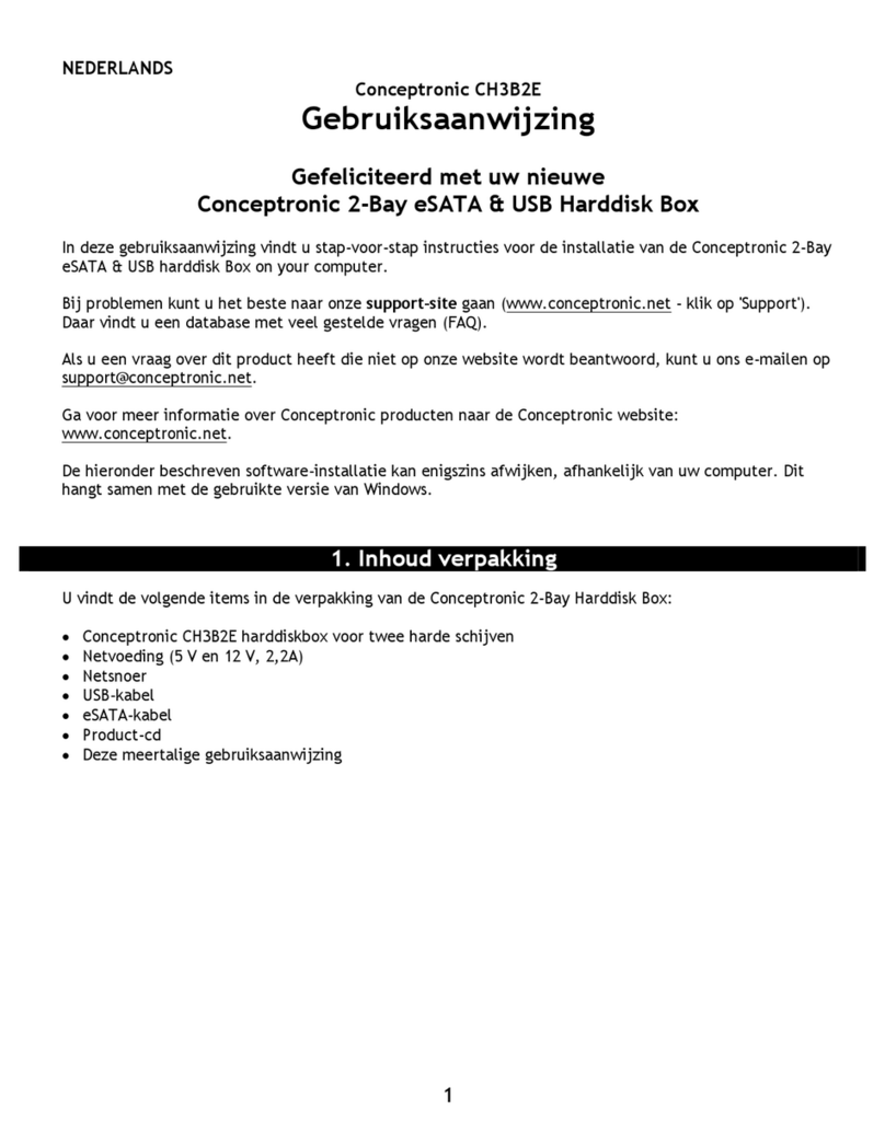 Conceptronic CH3B2E User manual Conceptronic CH3B2E User manual