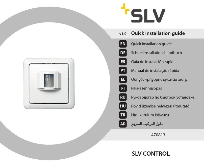 SLV SLV CONTROL 470813 Quick installation guide
