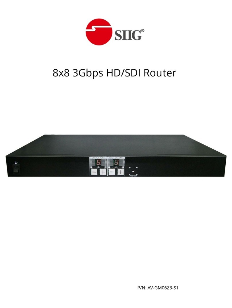 SIIG AV-GM06Z3-S1 manual
