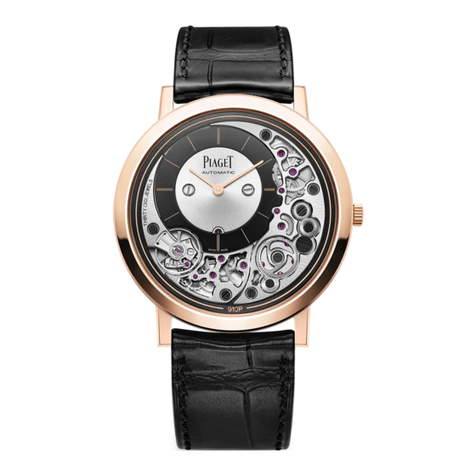 Piaget 910P Instructions for use