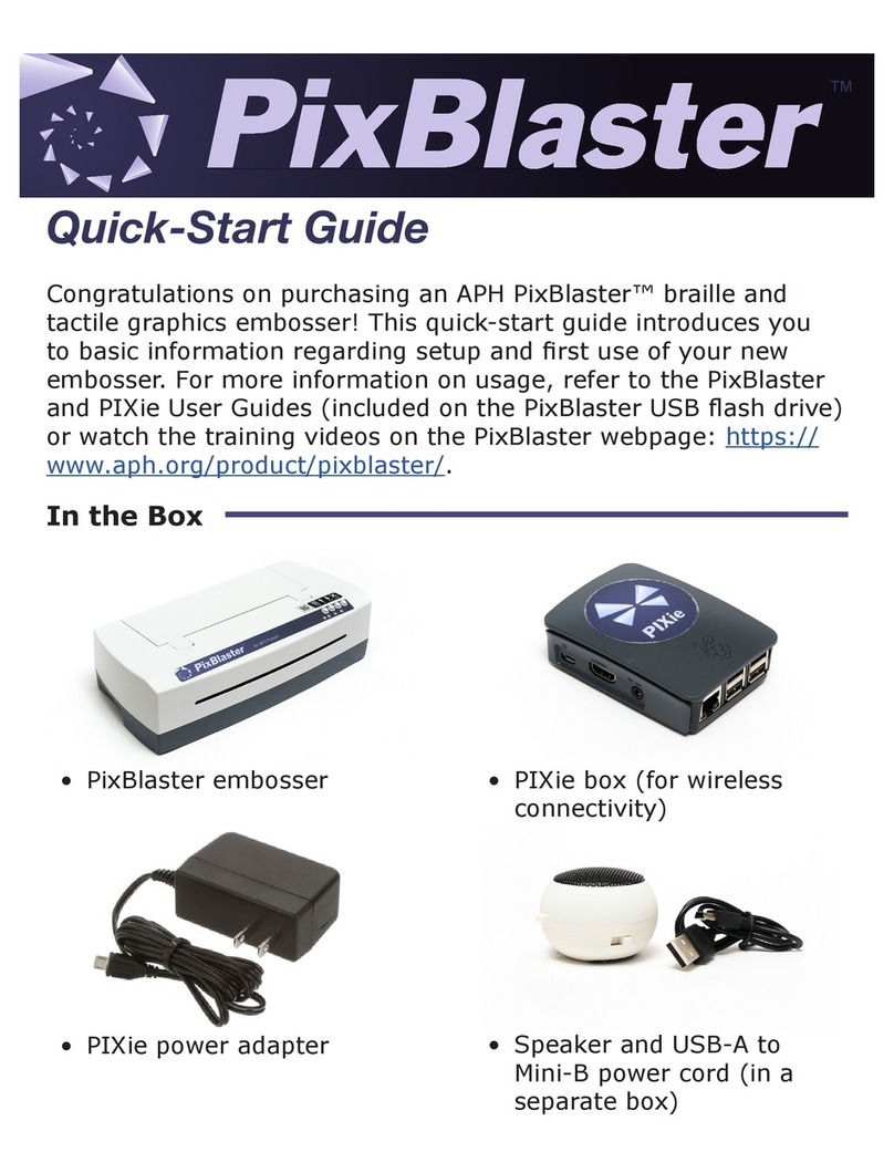 APH PixBlaster 1-08070-00 quick start guide