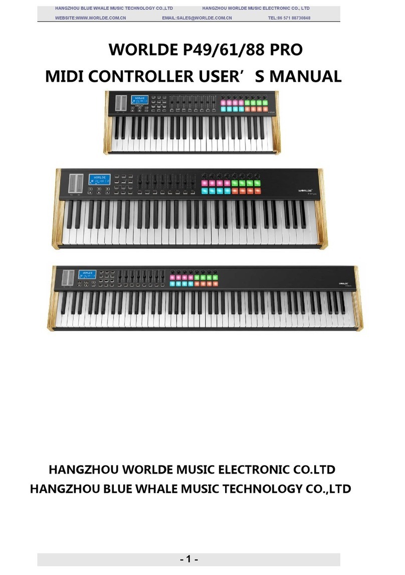 Worlde PRO P49 user manual
