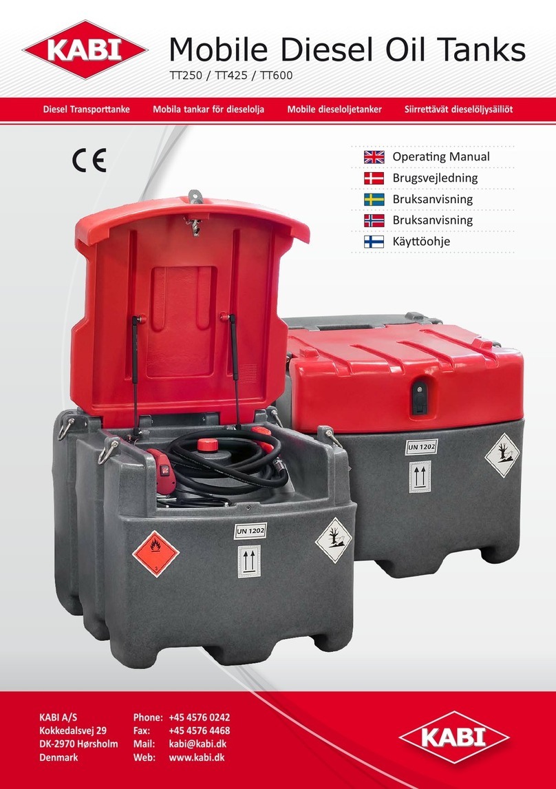 KABI TruckTank TT250 operating manual