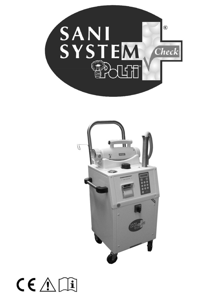 POLTI SANI SYSTEM CHECK User manual