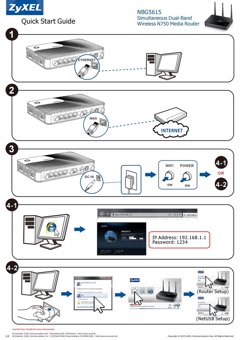 ZyXEL Communications NBG5615 User manual