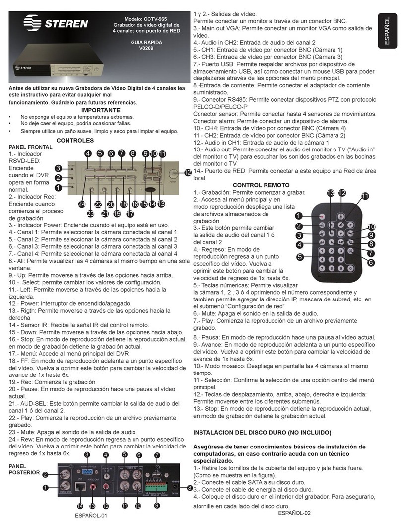Steren CCVT-965 quick guide