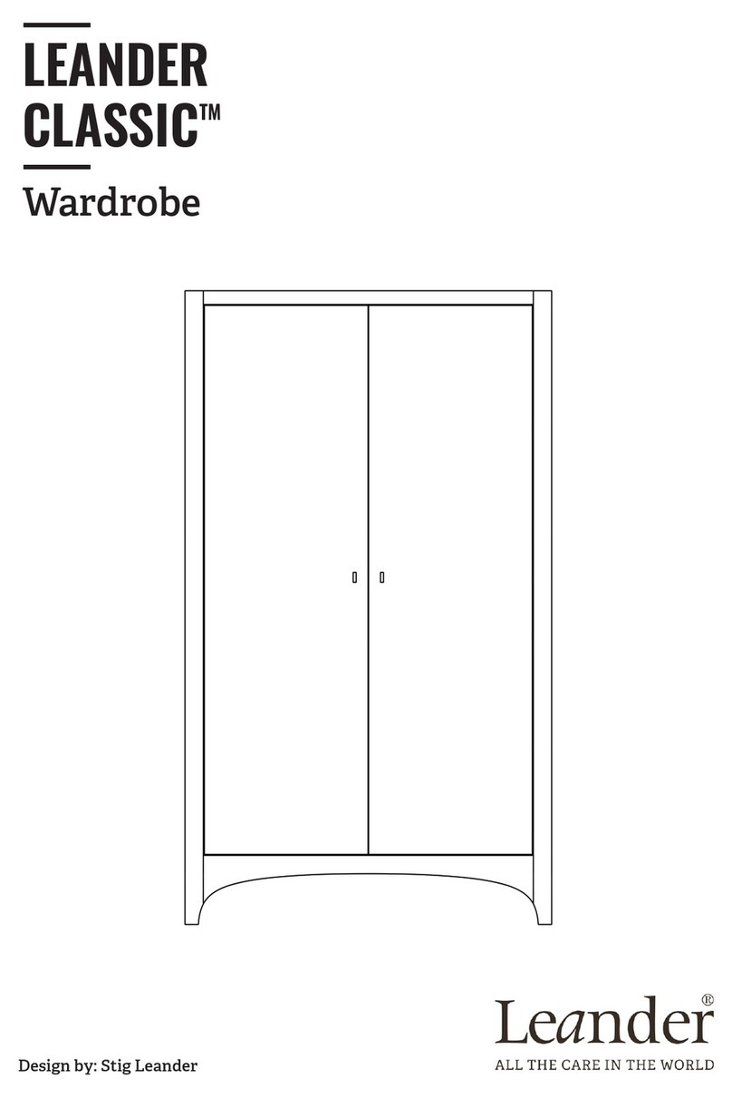 Leander CLASSIC Wardrobe User manual