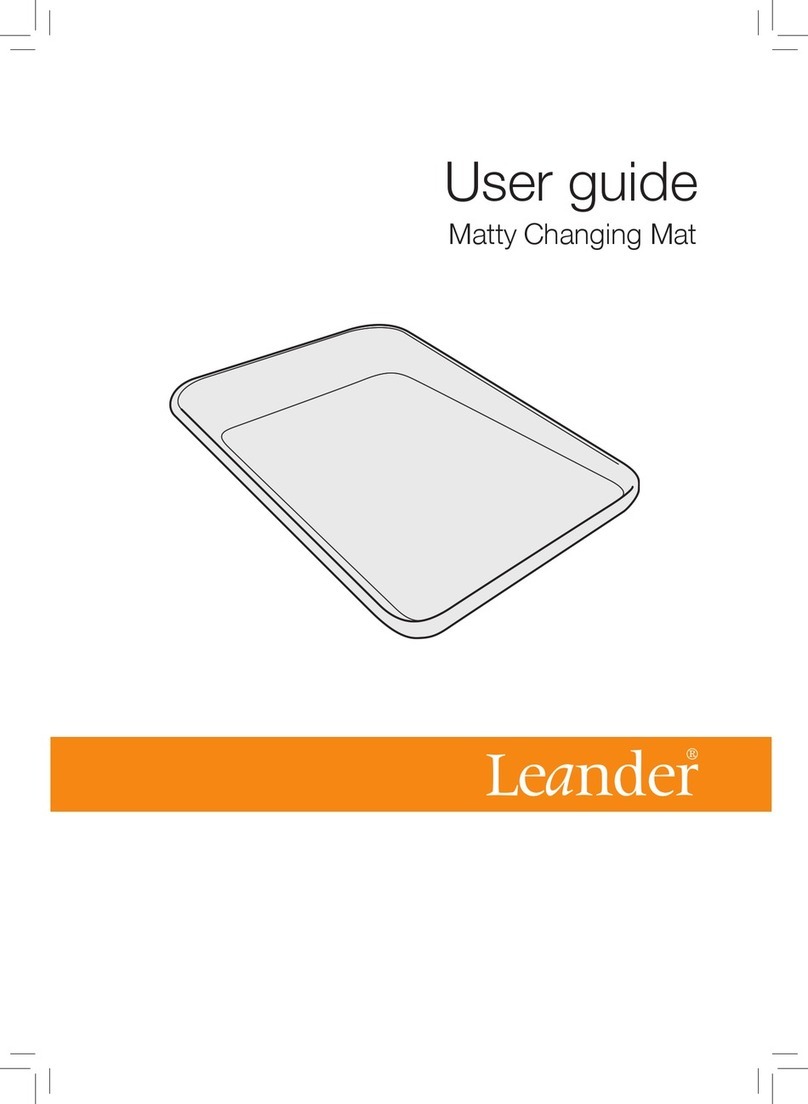 Leander Matty Changing Mat User manual
