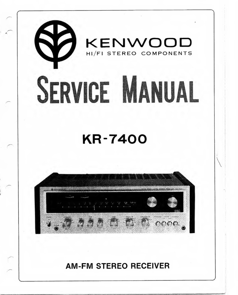 Kenwood KR-7400 Service manual