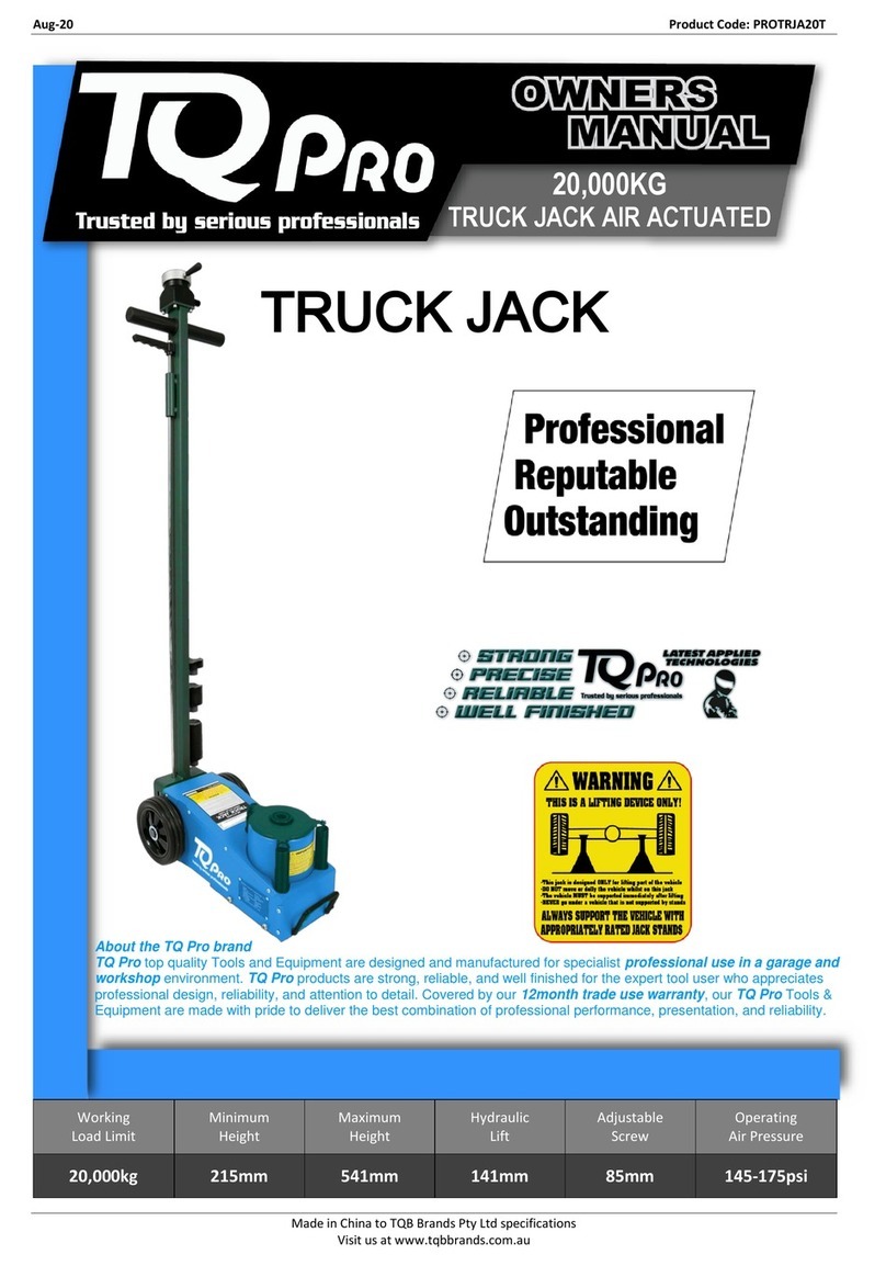 TQ Pro PROTRJA20T owner's manual