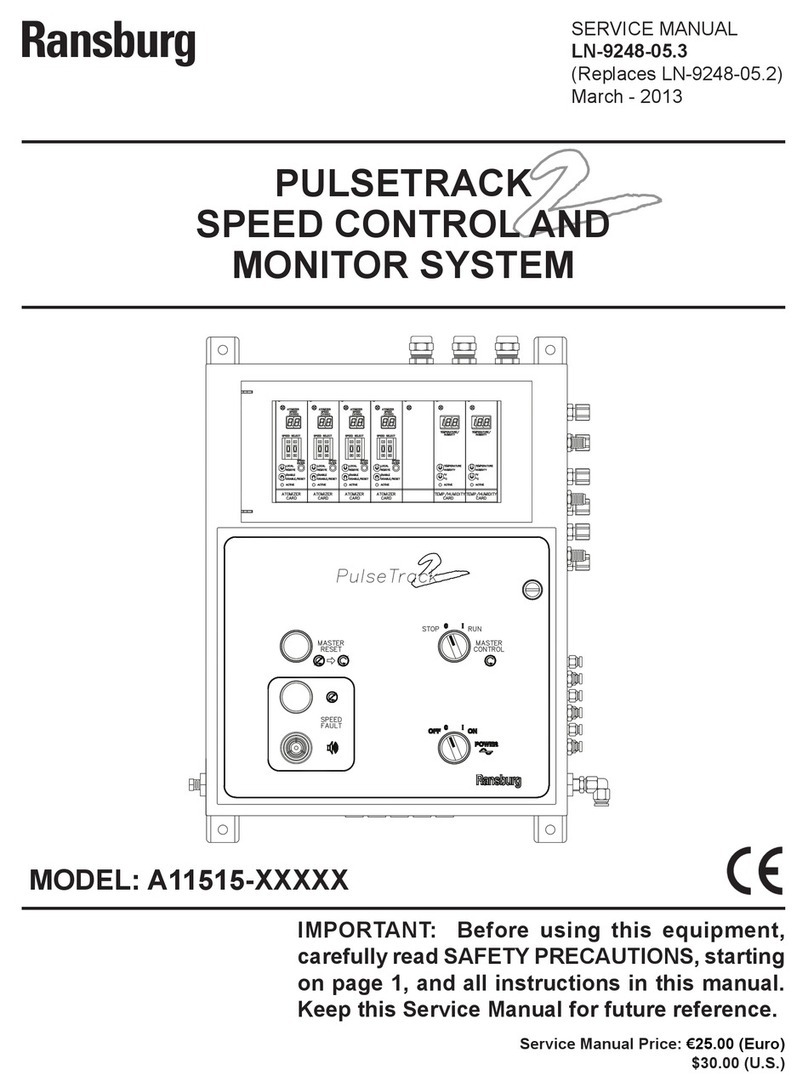 Ransburg Pulsetrack 2 Service manual