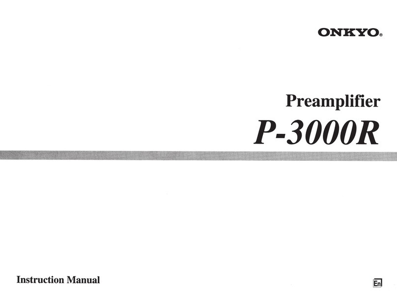 Onkyo P-3000R instruction manual