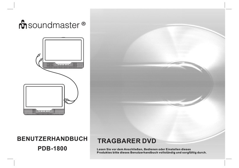 SOUNDMASTER PDB-1800 user manual