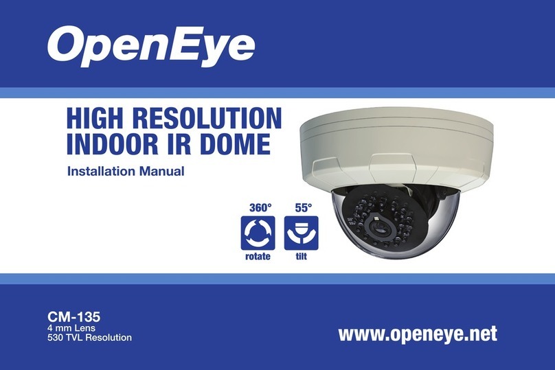 OpenEye CM-135 installation manual
