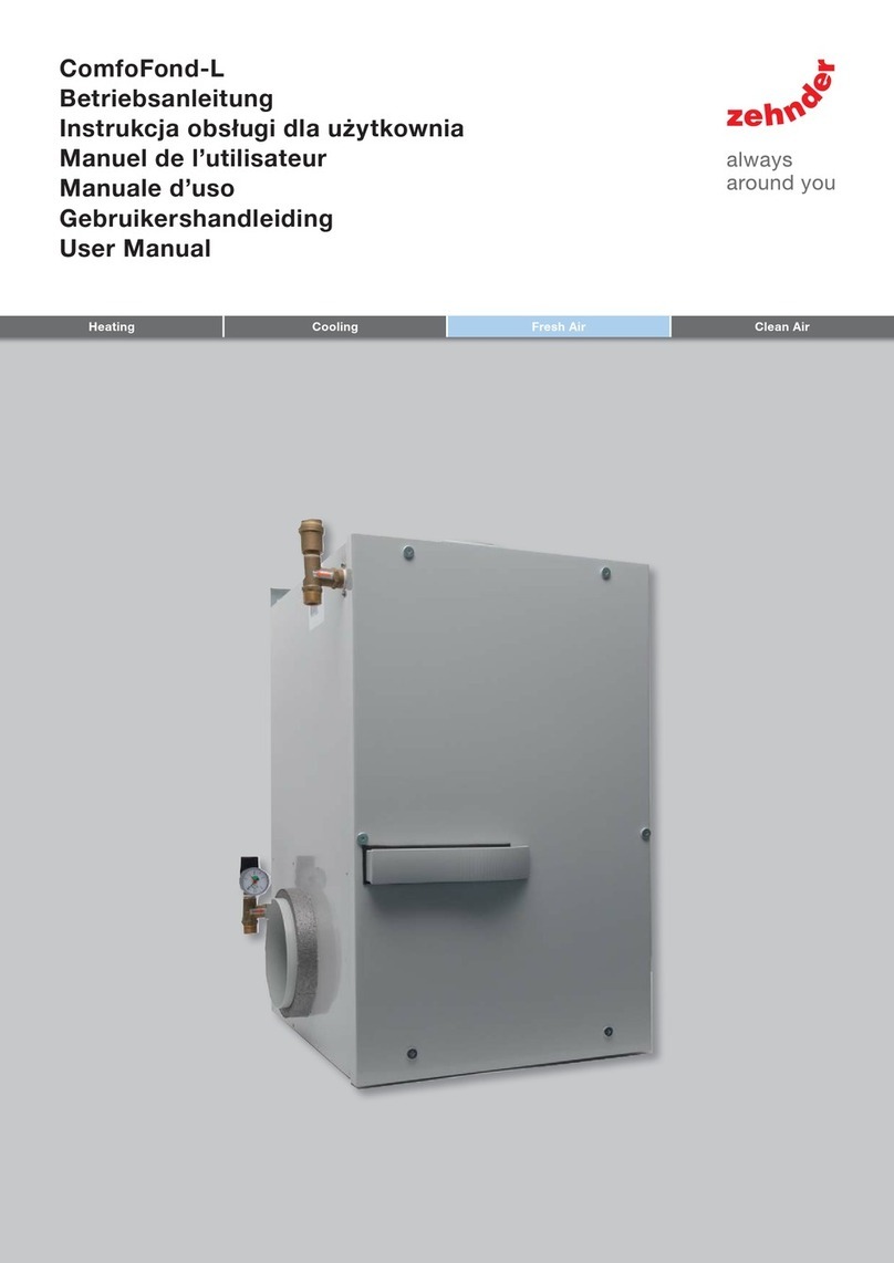 Zehnder Rittling ComfoFond-L user manual
