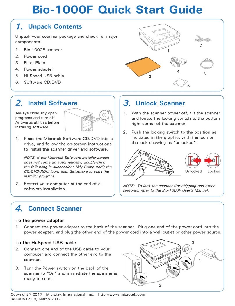 Microtec Bio-1000F quick start guide