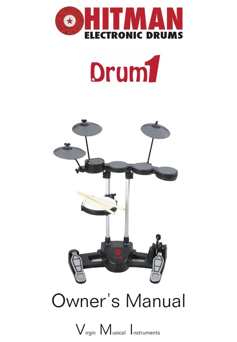 Virgin Musical Instruments Hitman Drum1 User manual