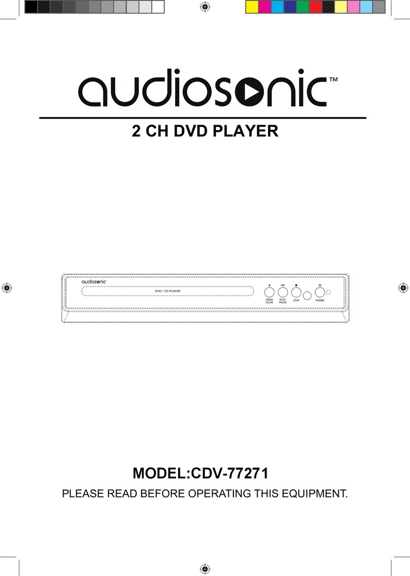 AudioSonic CDV-77271 manual