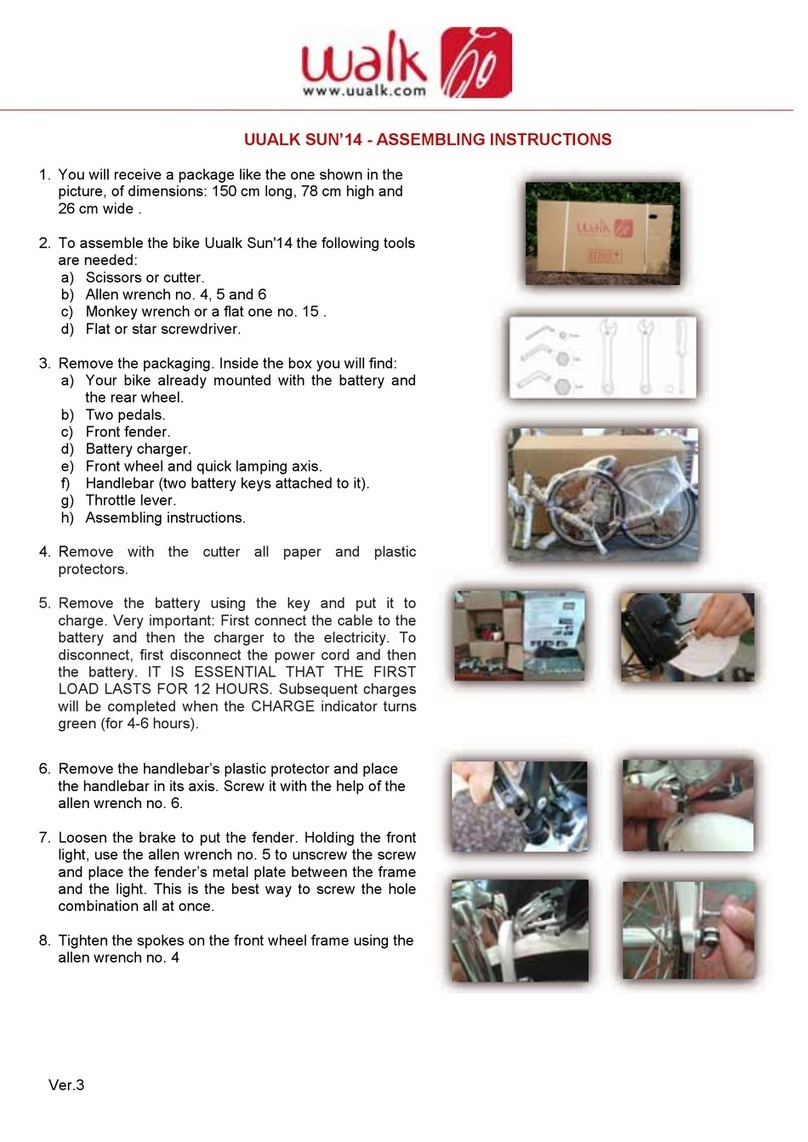 UUALK SUN 14 Assembling instructions