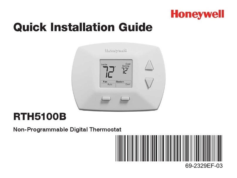 Honeywell RTH5100B User manual