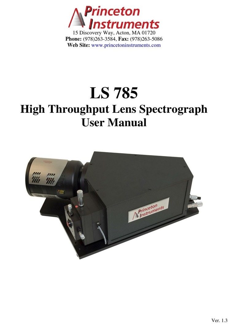 Princeton Instruments LS 785 user manual Princeton Instruments LS 785 user manual