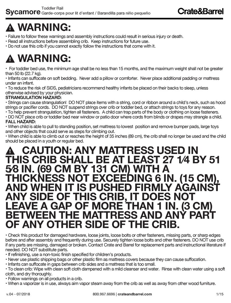 Crate&Barrel Sycamore User manual