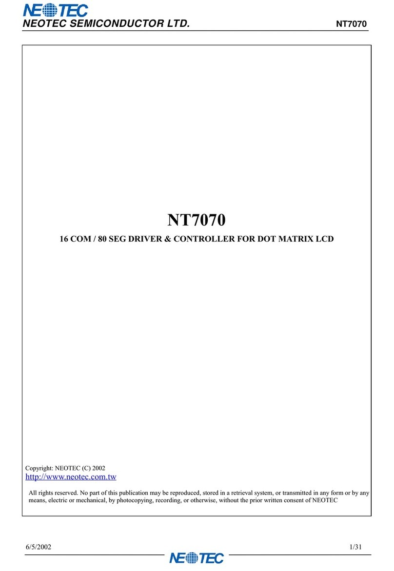 Neotec NT7070 manual