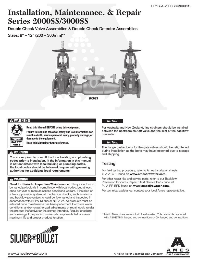 AMES 2000SS Series Instruction Manual