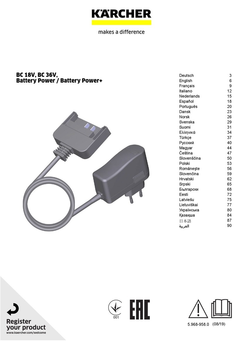 Kärcher BC 18 V User manual