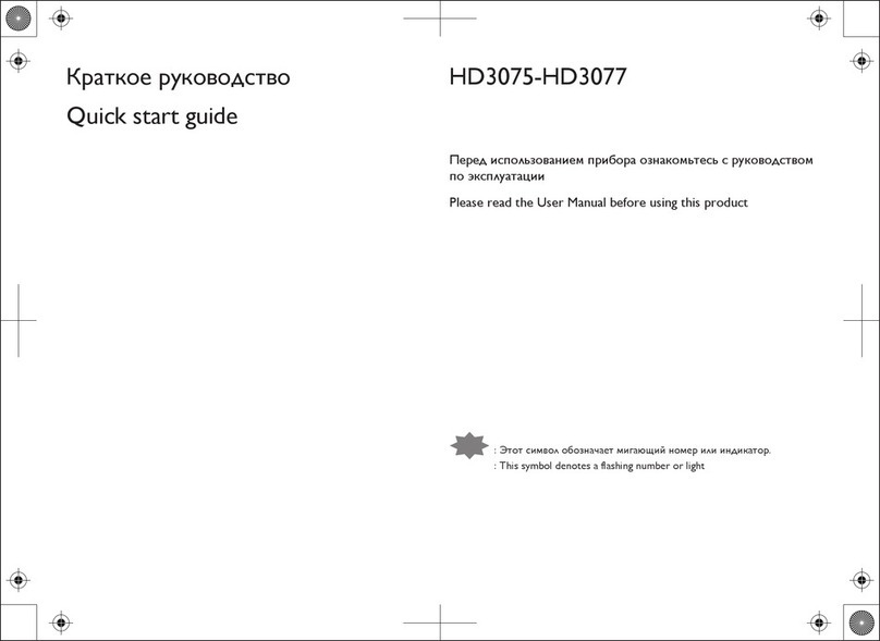 Philips HD3075 User manual