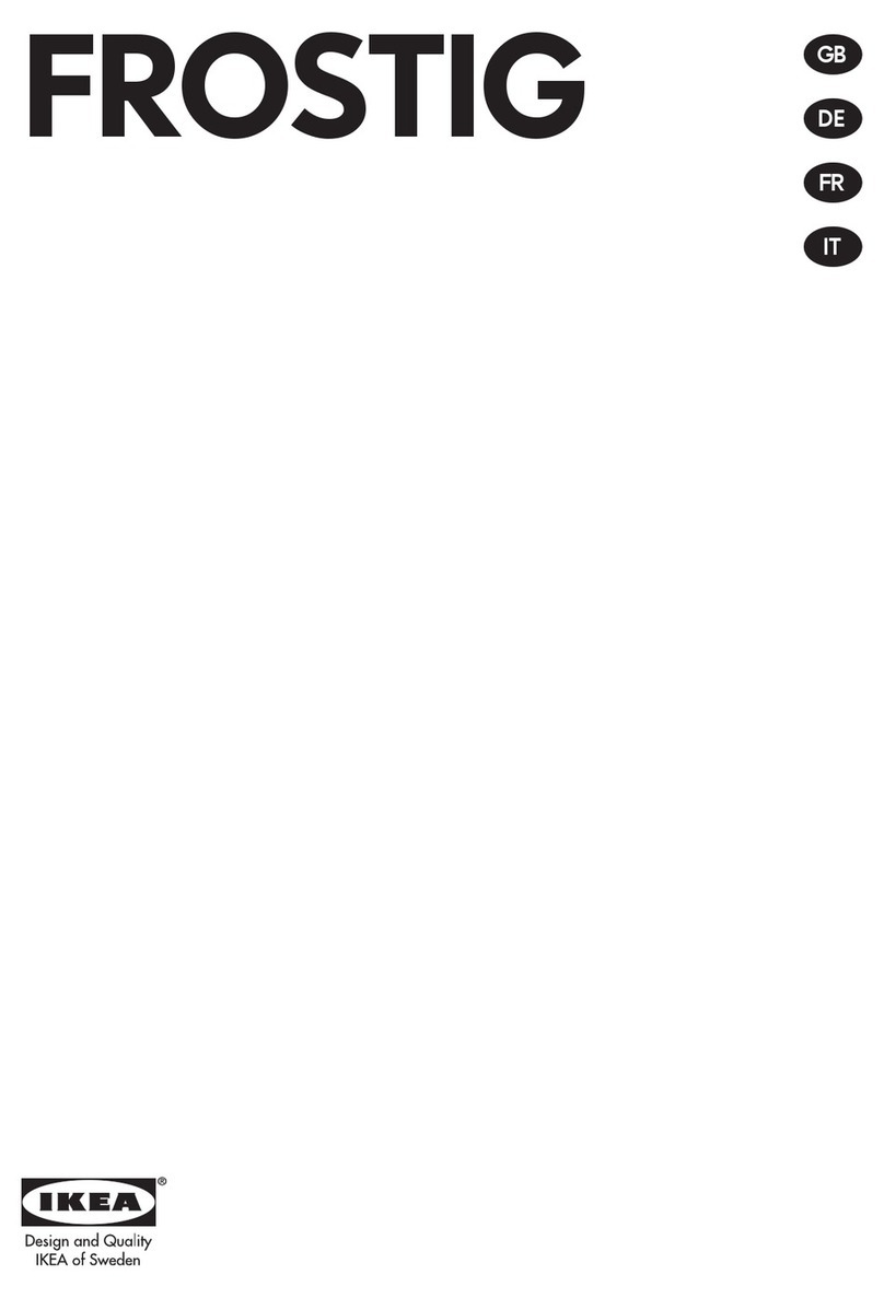 IKEA FROSTIG User manual